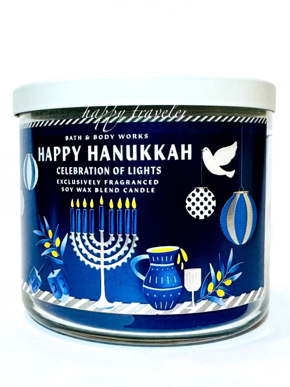 Incense & Myrrh - CELEBRATION OF LIGHTS 3 Wick Candle